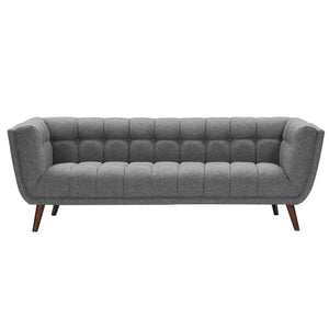acheter canape gris tissu pieds bois