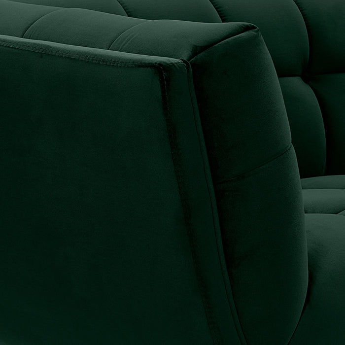 acheter canape velours vert art deco