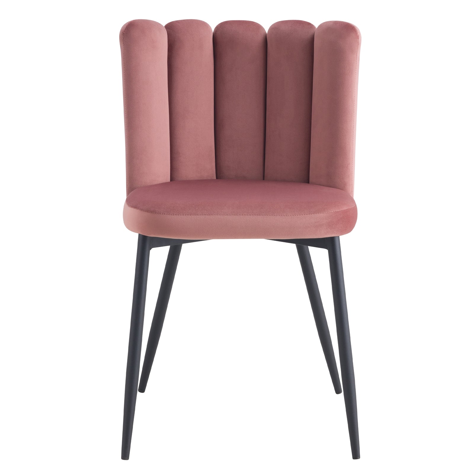 acheter chaise art deco rose en velours