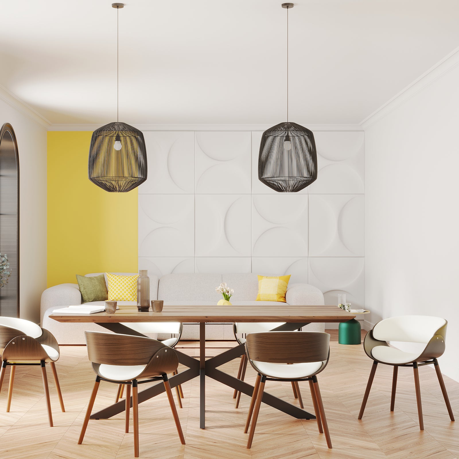 acheter chaise blanc et pieds laque polo