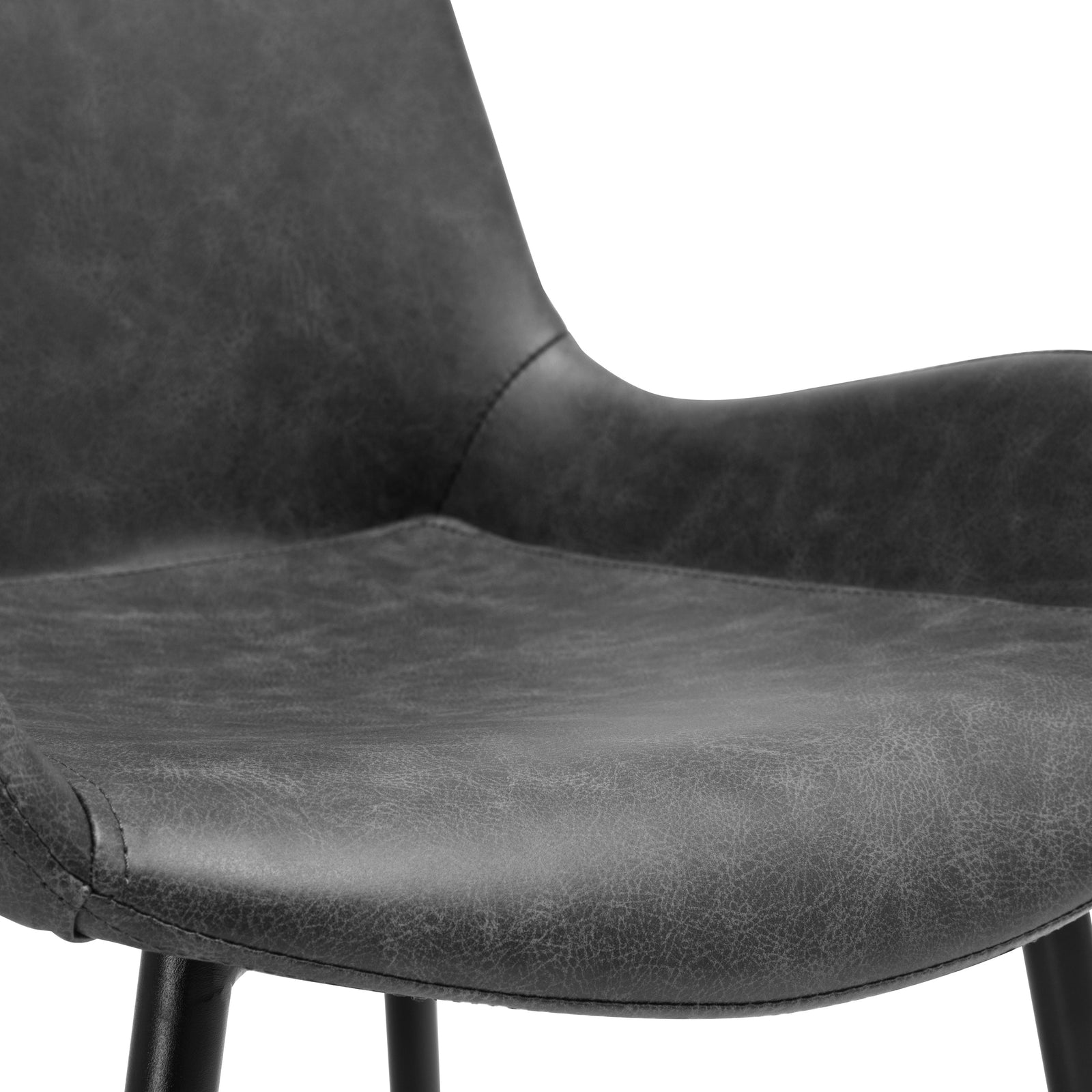 acheter chaise confort design gris foncé