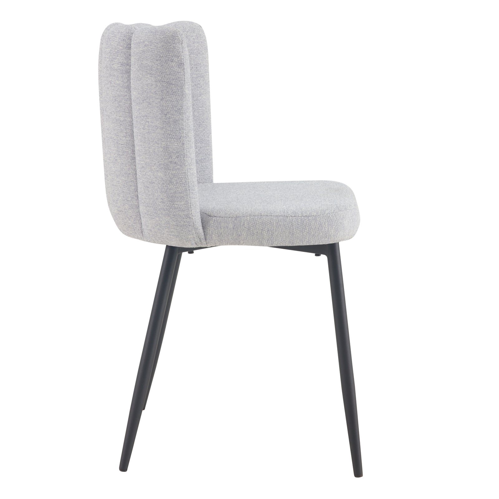 acheter chaise confortable assise tissu pieds metal