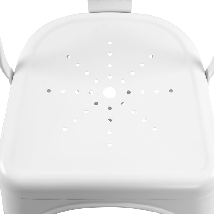 acheter chaise confortable blanche industrielle design