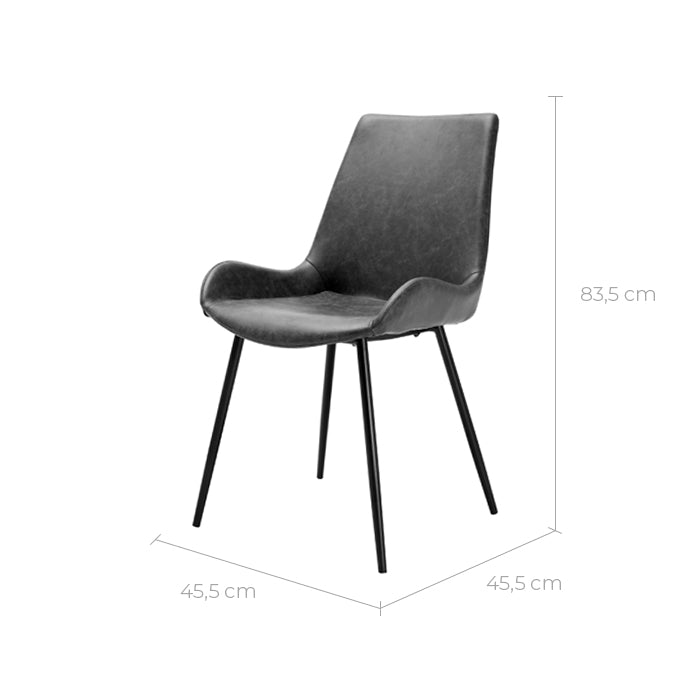 acheter chaise confortable grise