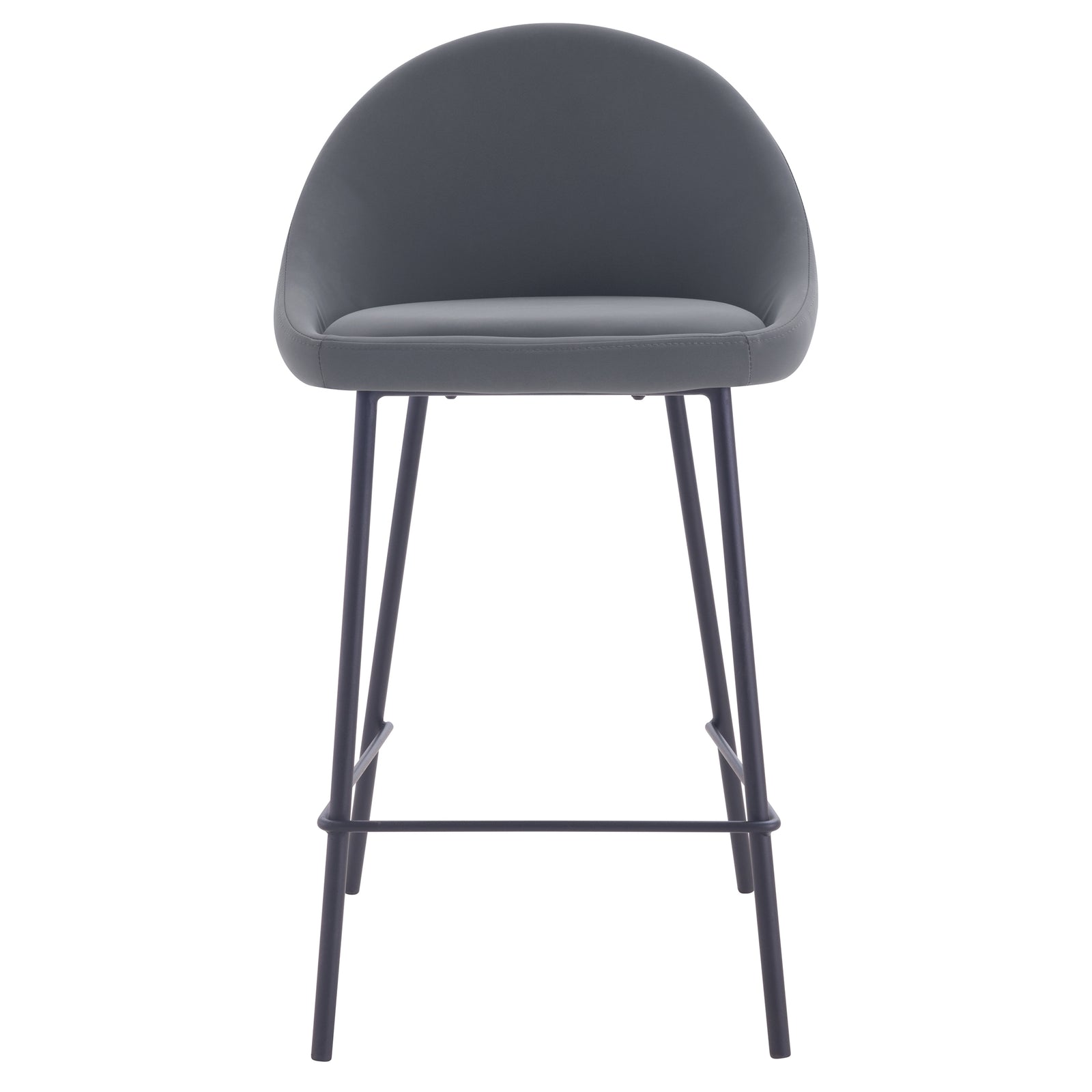 acheter chaise de bar avec dossier arrondi gris