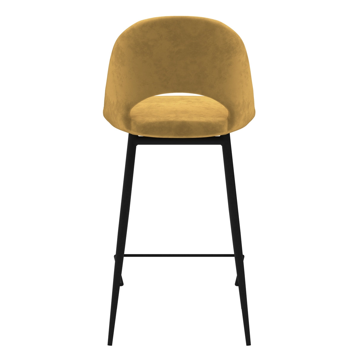 acheter chaise de bar confortable velours et metal