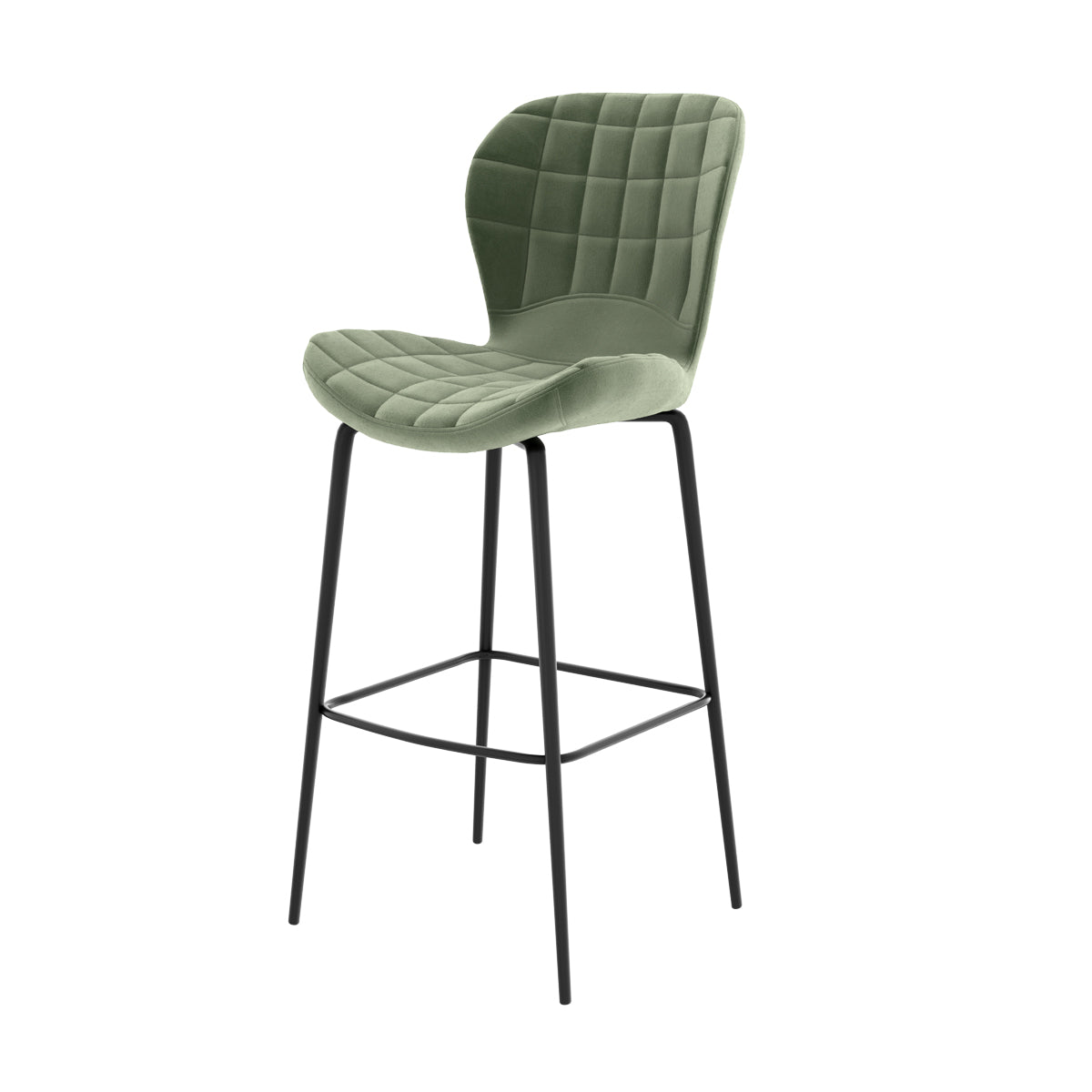 acheter chaise de bar design lot de 2 verte