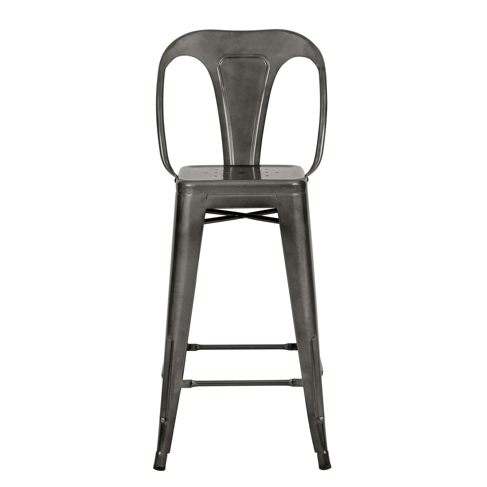 acheter chaise de bar gris design