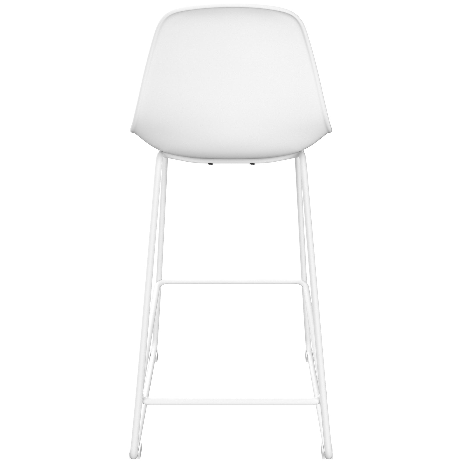 acheter chaise de bar lot de 2 blanche