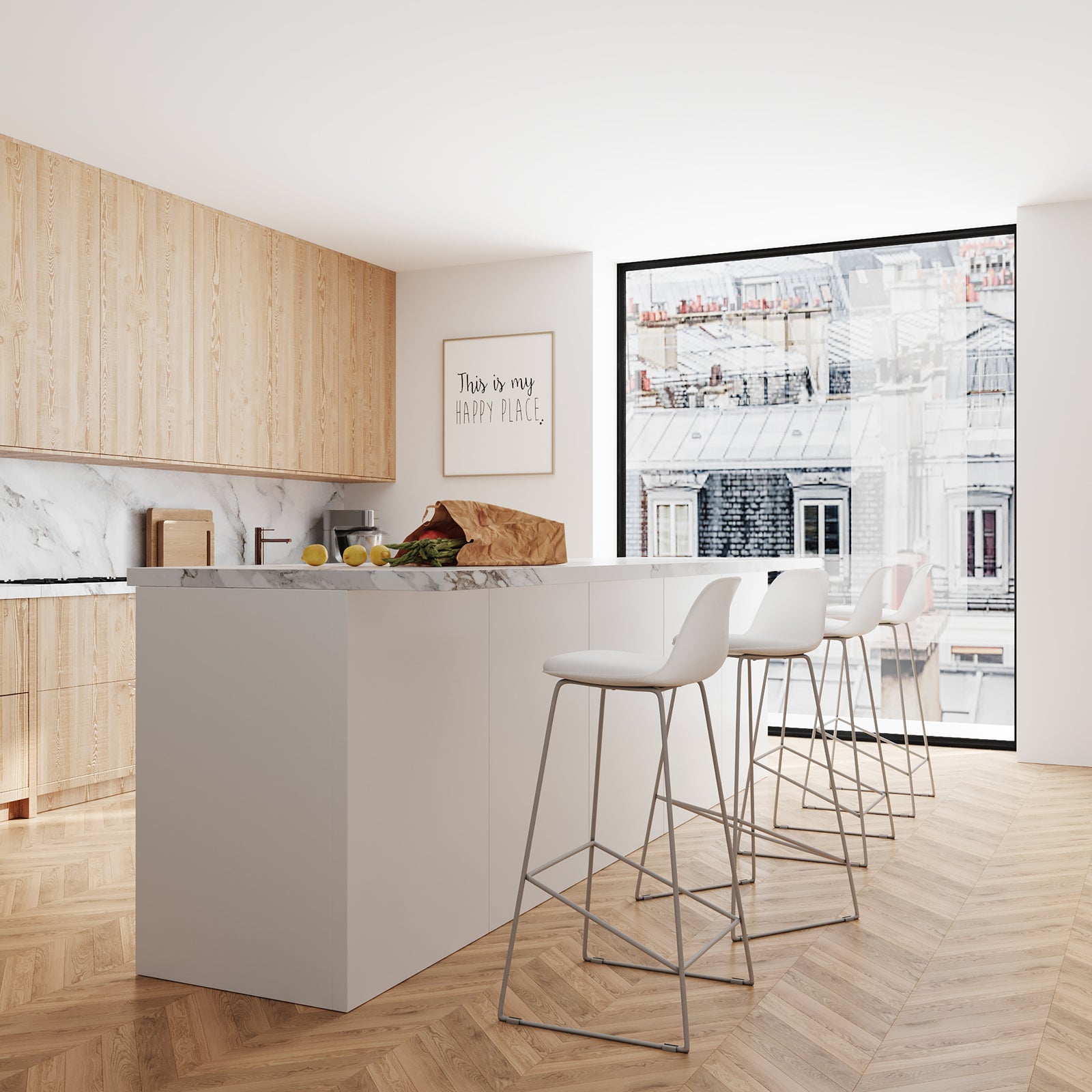 acheter chaise de bar lot de 2 blanche