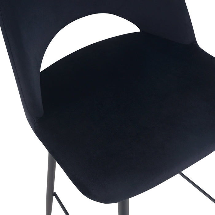 acheter chaise de bar lot de 2 noire