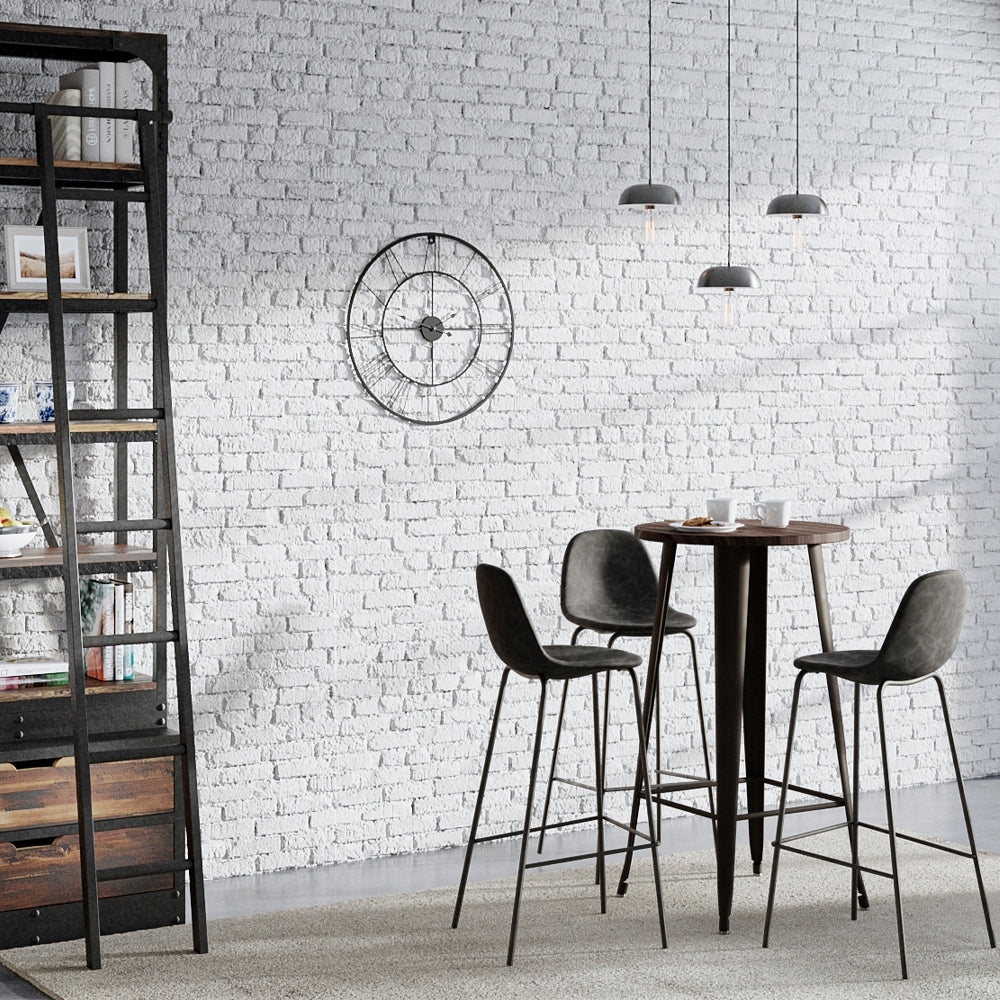 acheter chaise de bar noire industrielle