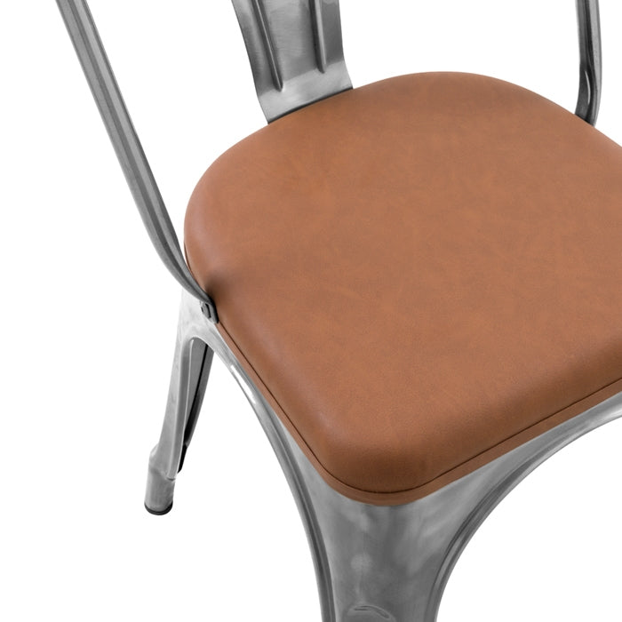 acheter chaise en metal indus grise