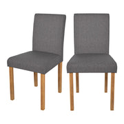 acheter chaise en tissu gris havane