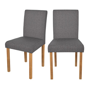 acheter chaise en tissu gris havane