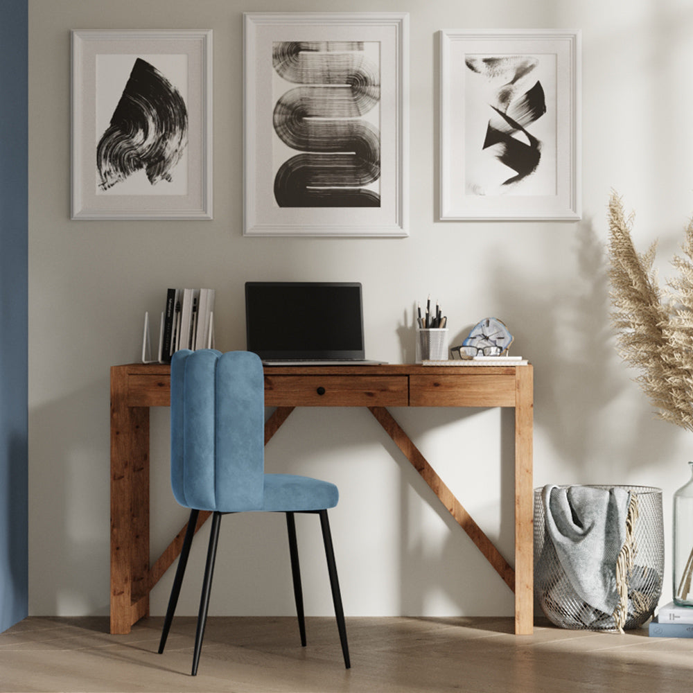 acheter chaise en velours lot de 2