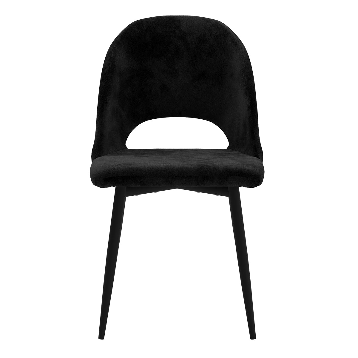 acheter chaise en velours noir