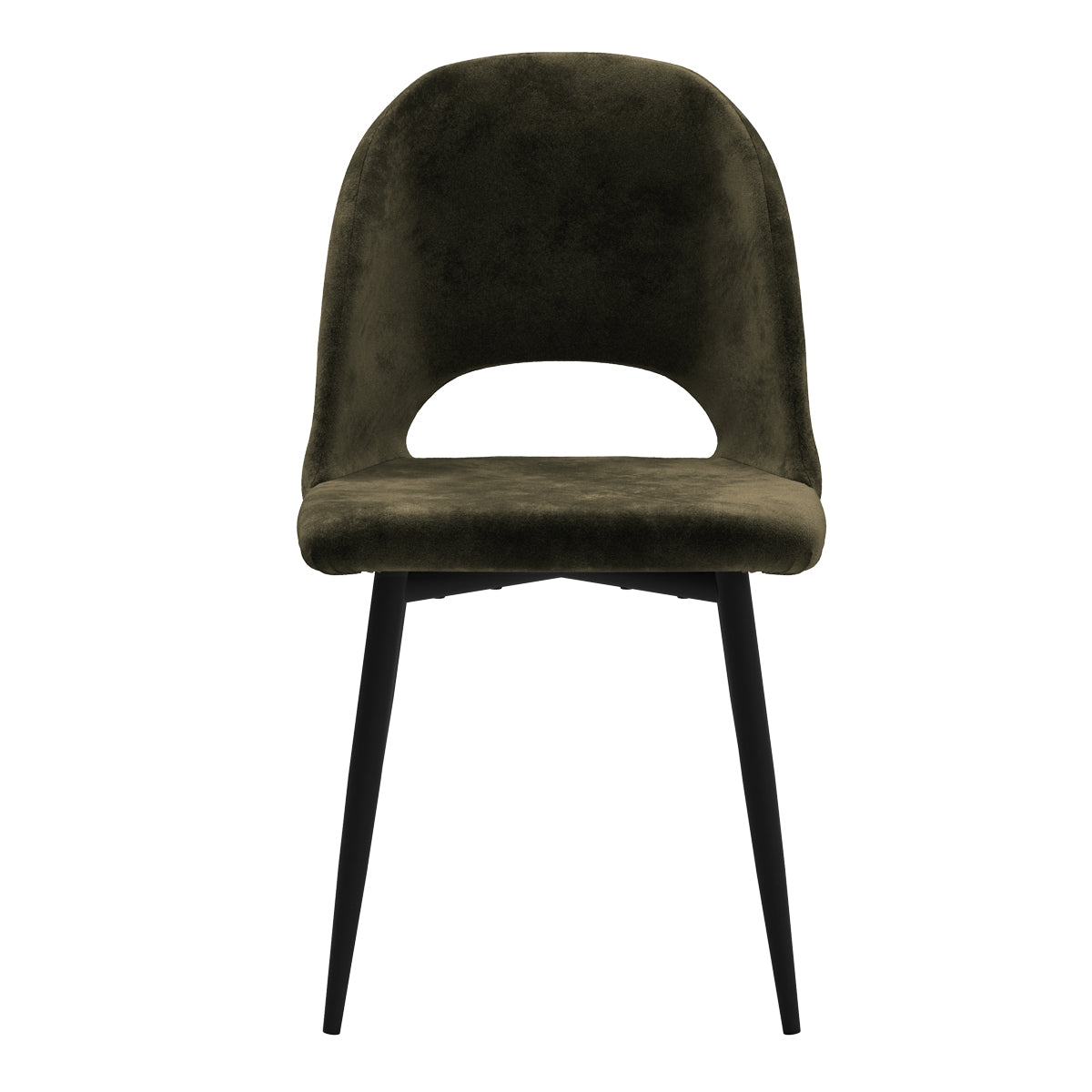 acheter chaise en velours verte