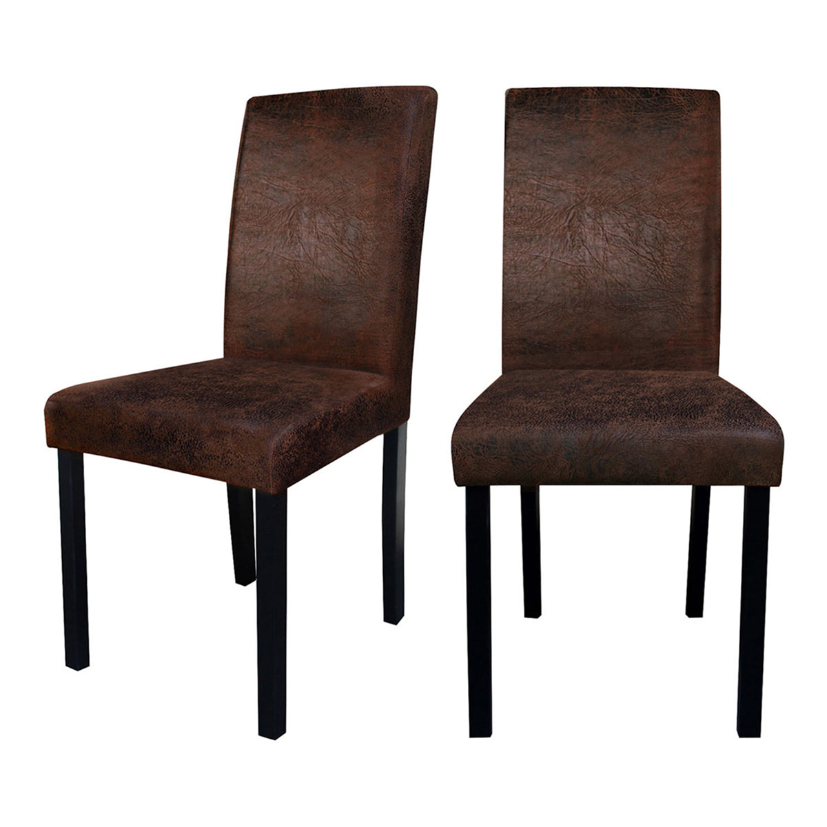 acheter chaise havane microfibre marron