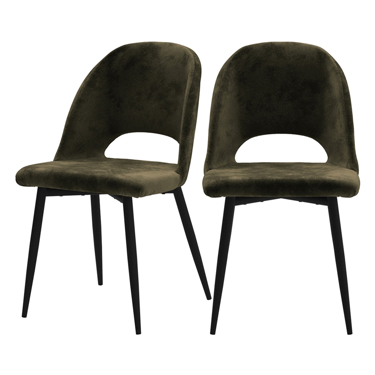 acheter chaise kaki penelope velours