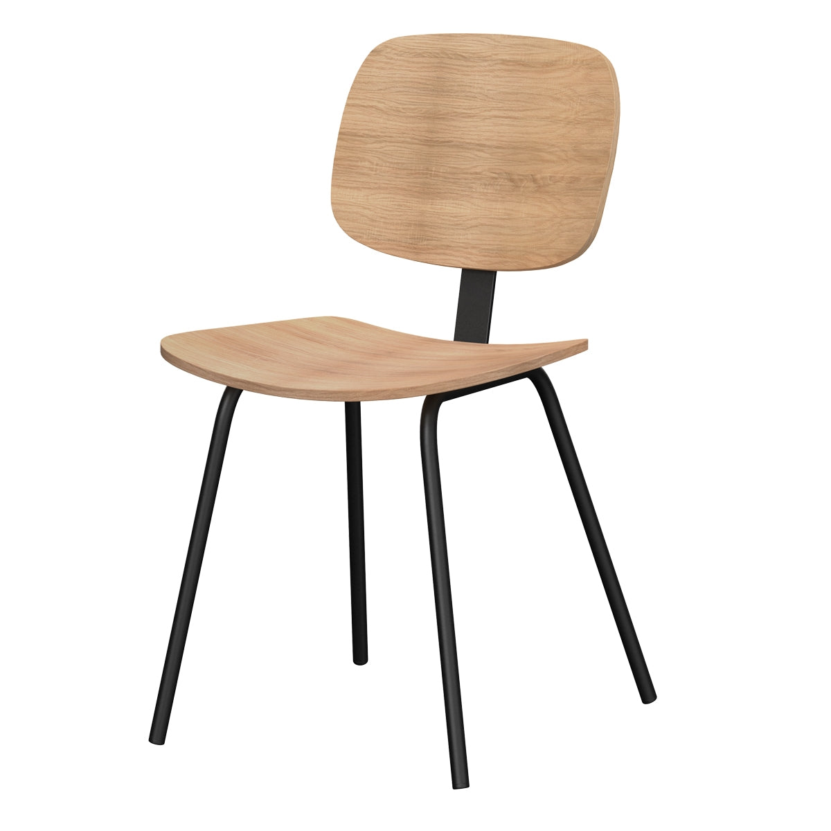 acheter chaise lot de 2 en bois pieds metal