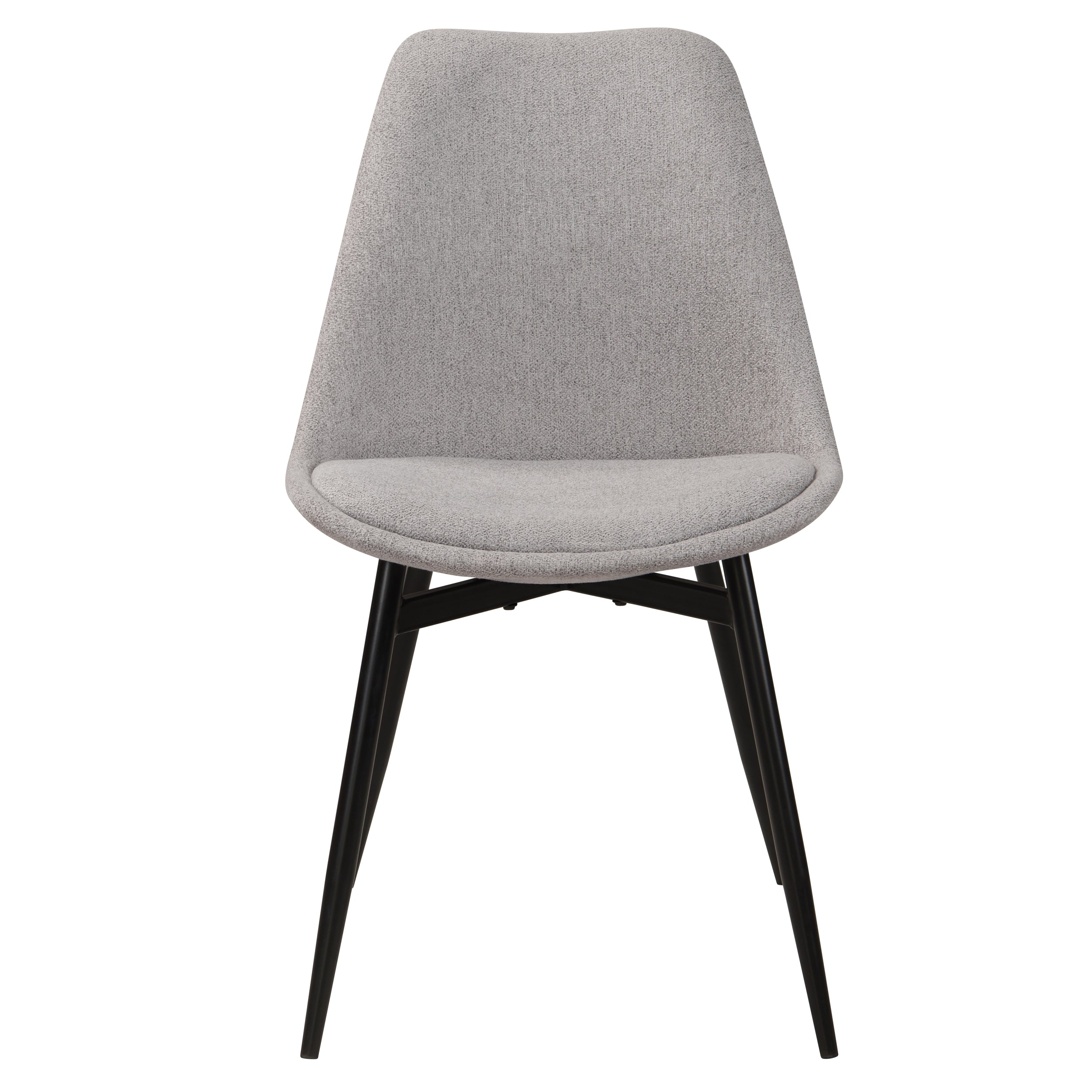 acheter chaise lot de 2 gris chine clair