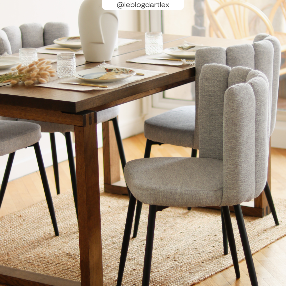 acheter chaise lot de 2 gris et pieds en metal