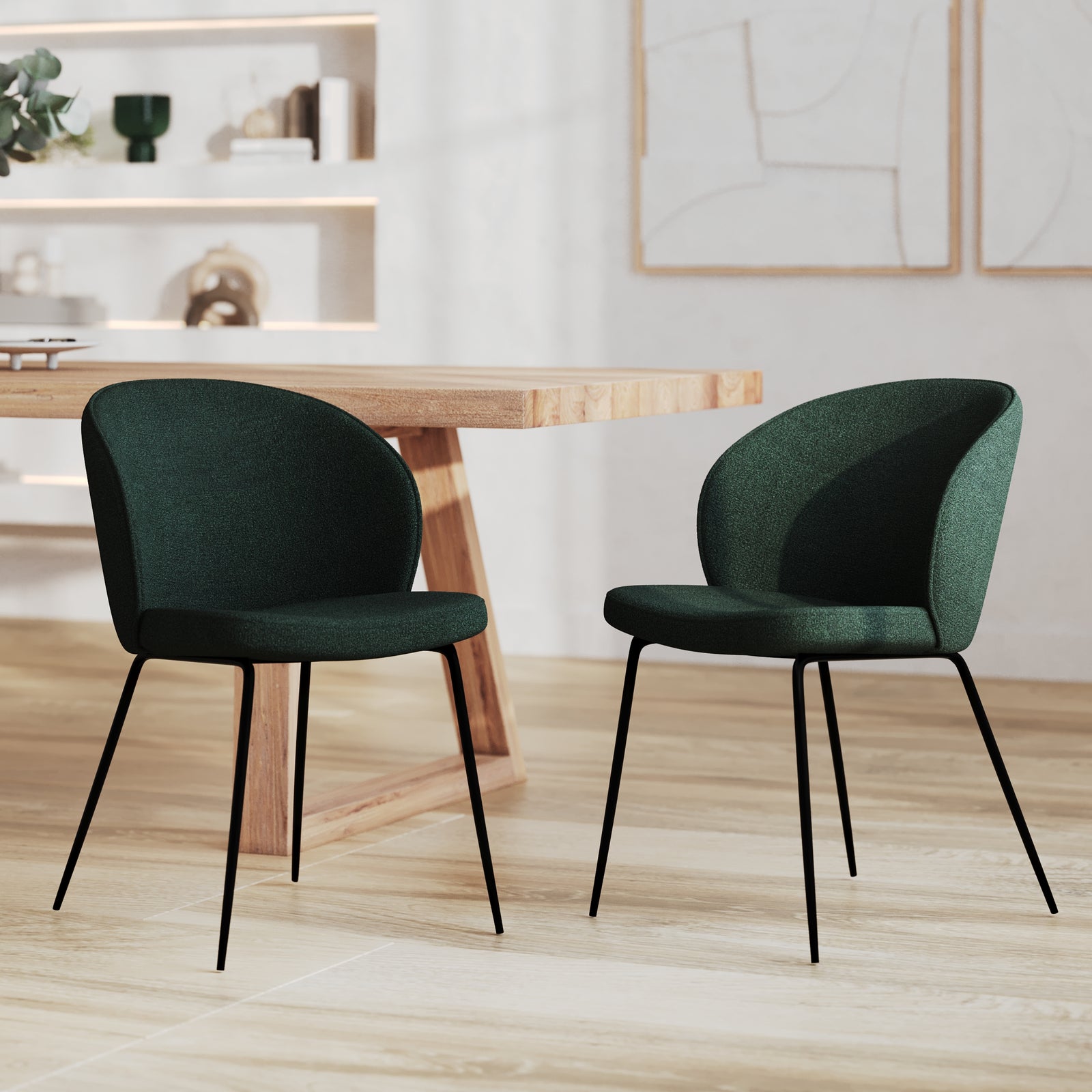 acheter chaise lot de 2 groom vert