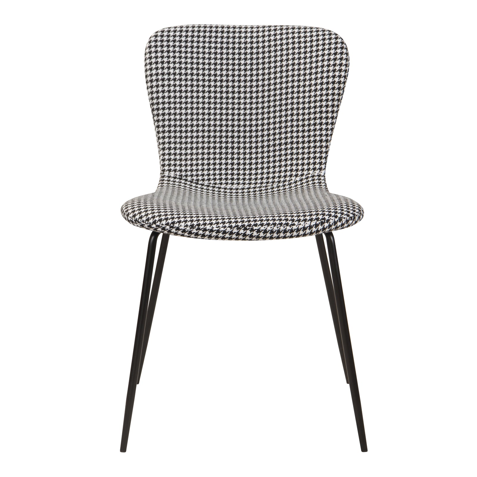 acheter chaise noire et blanche tissu