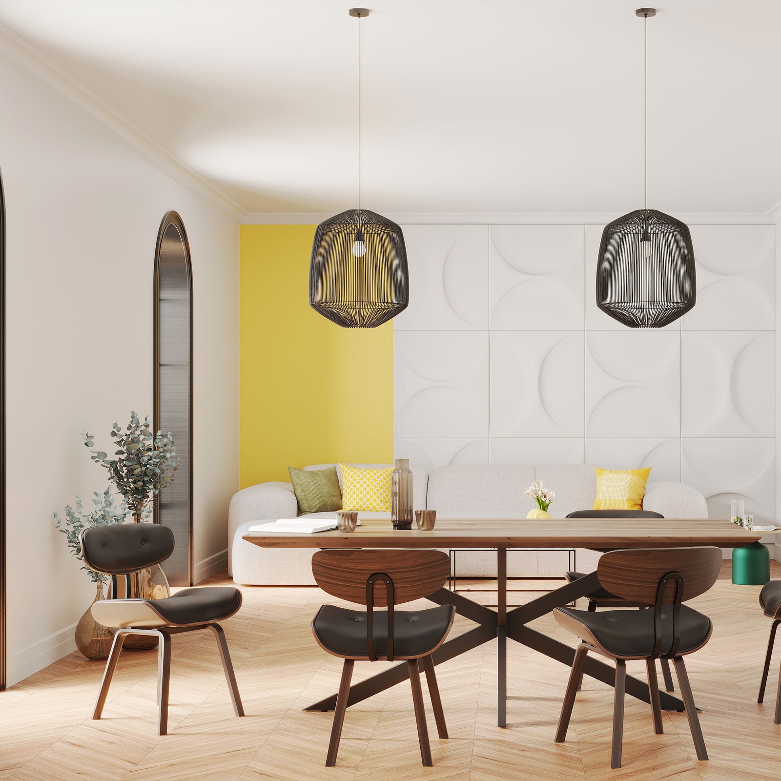 acheter chaise petrus en bois et cuir noir