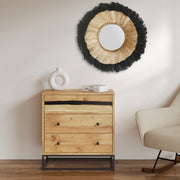 acheter commode 3 tiroirs en bois alabama