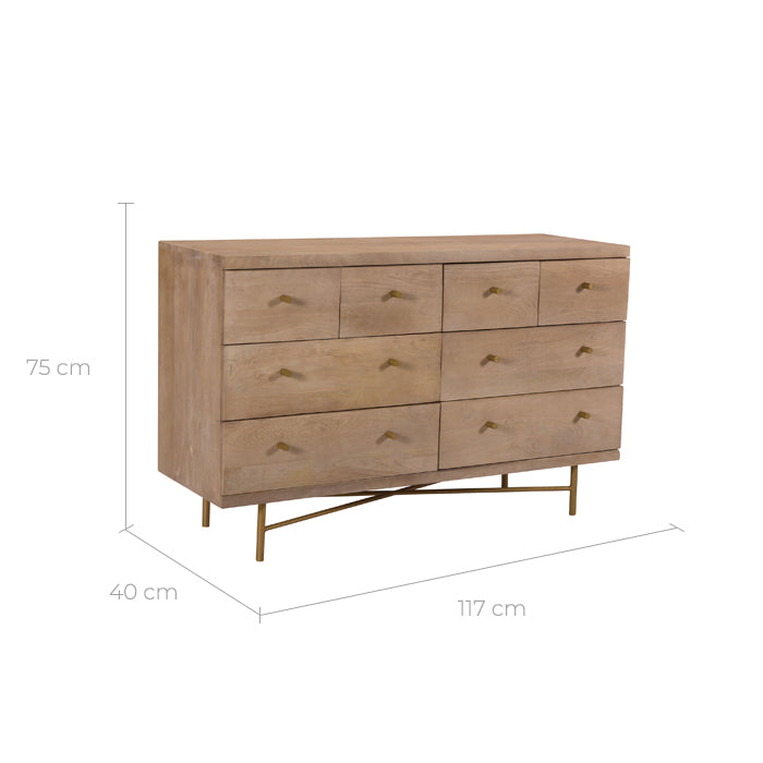 acheter commode tiroirs multiples en bois