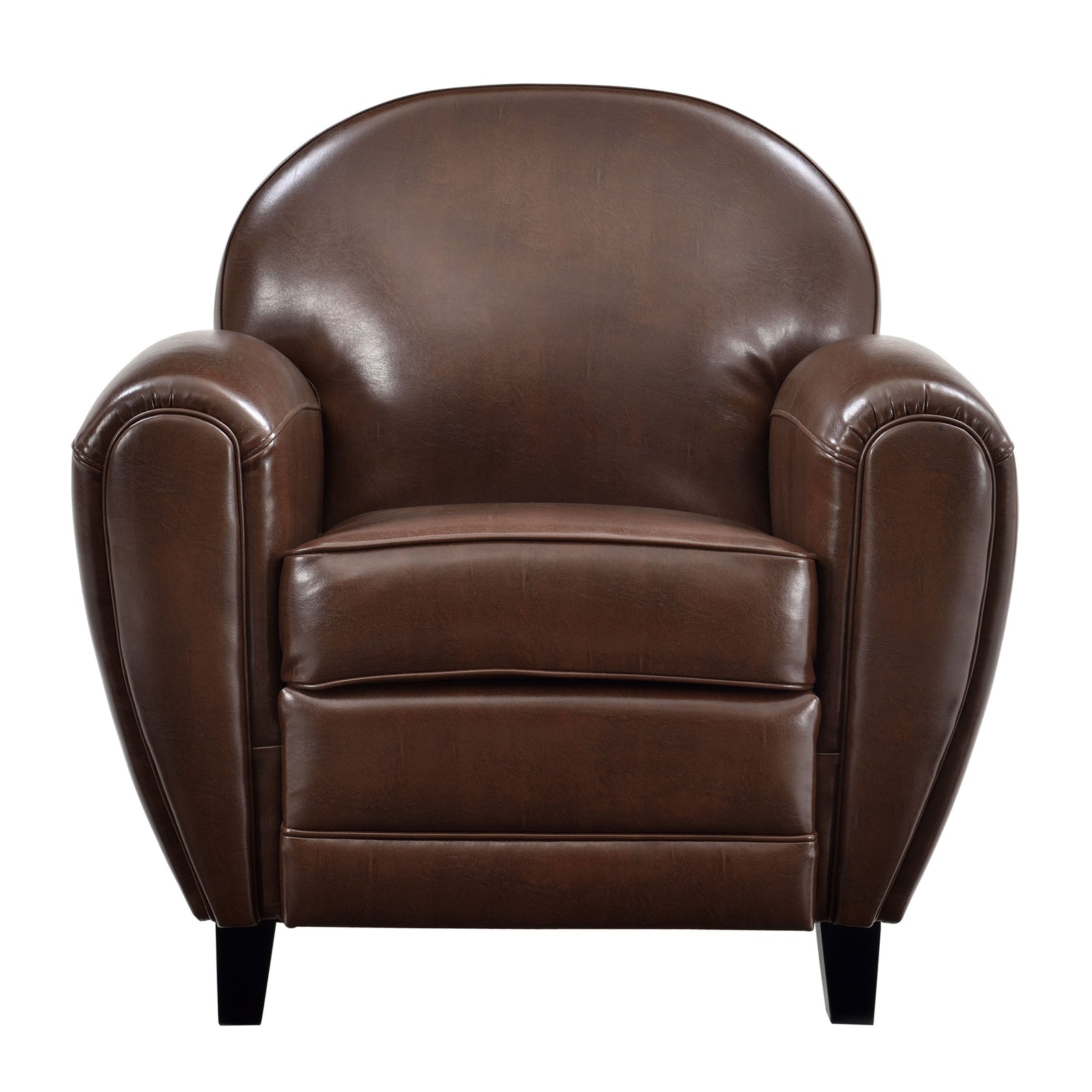 acheter fauteuil 1 place cuir marron