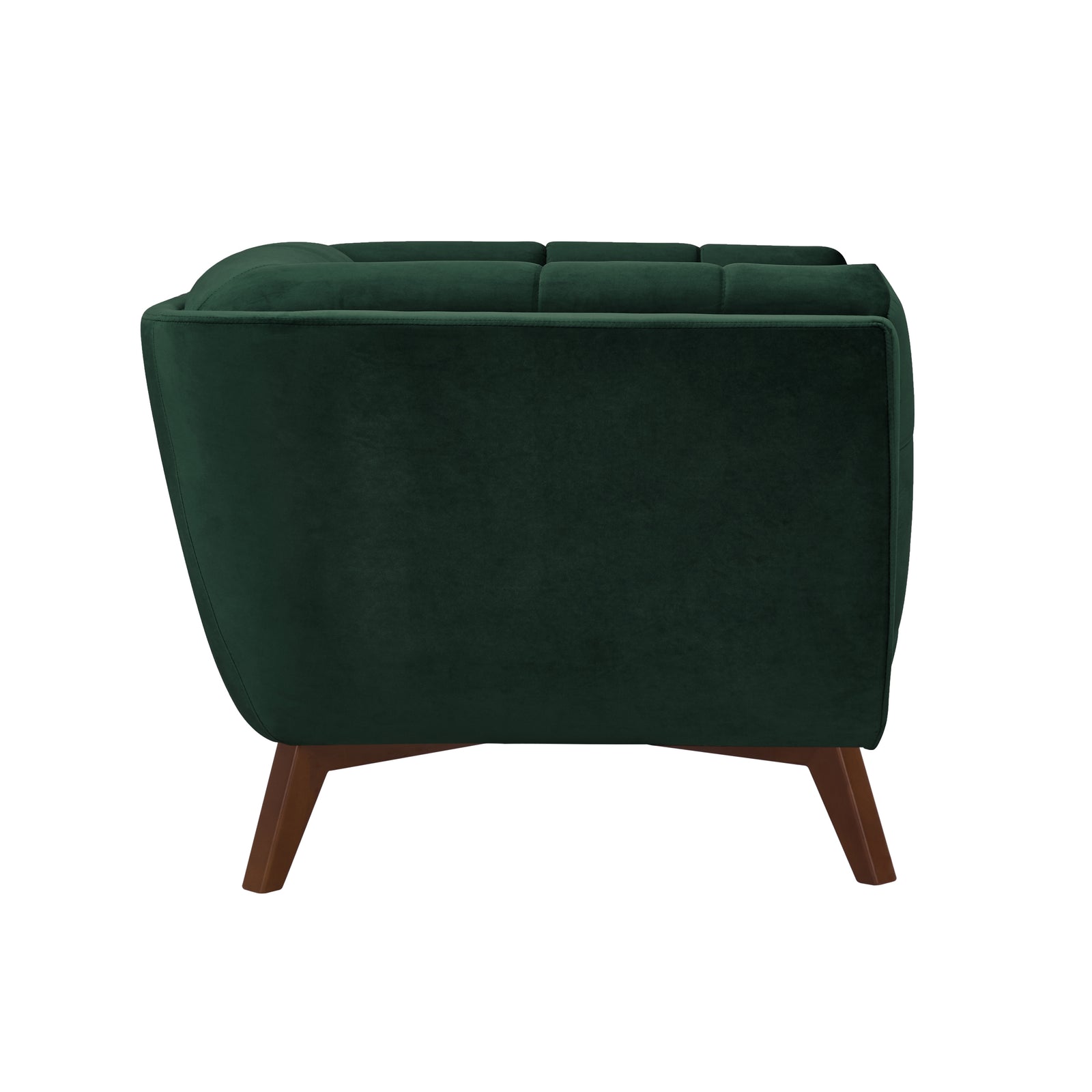 acheter fauteuil assise large vert fonce velours