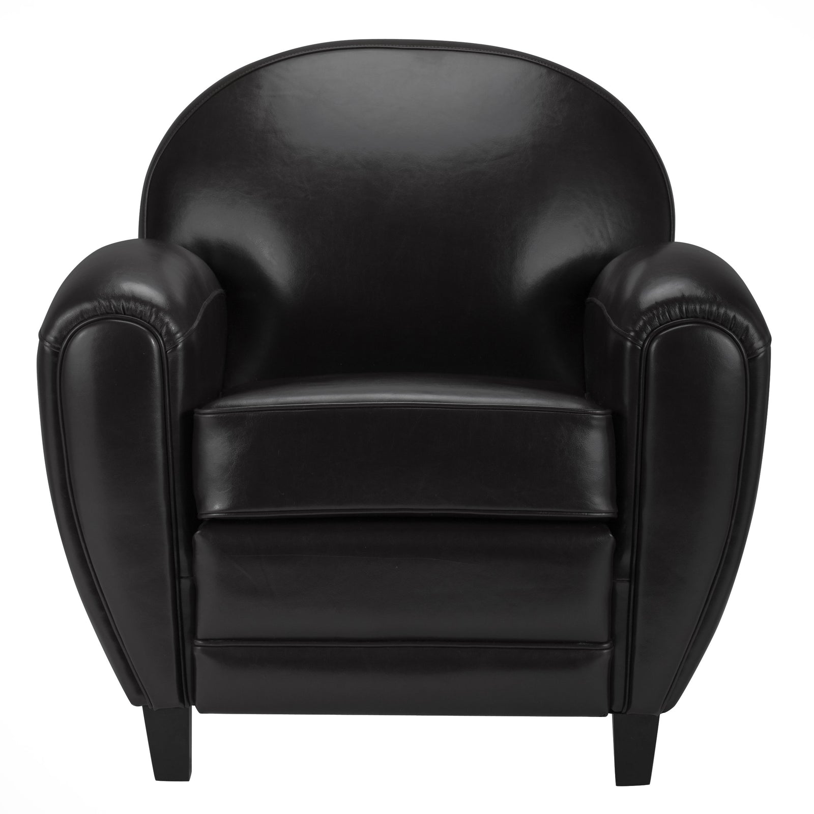 acheter fauteuil club noir cuir