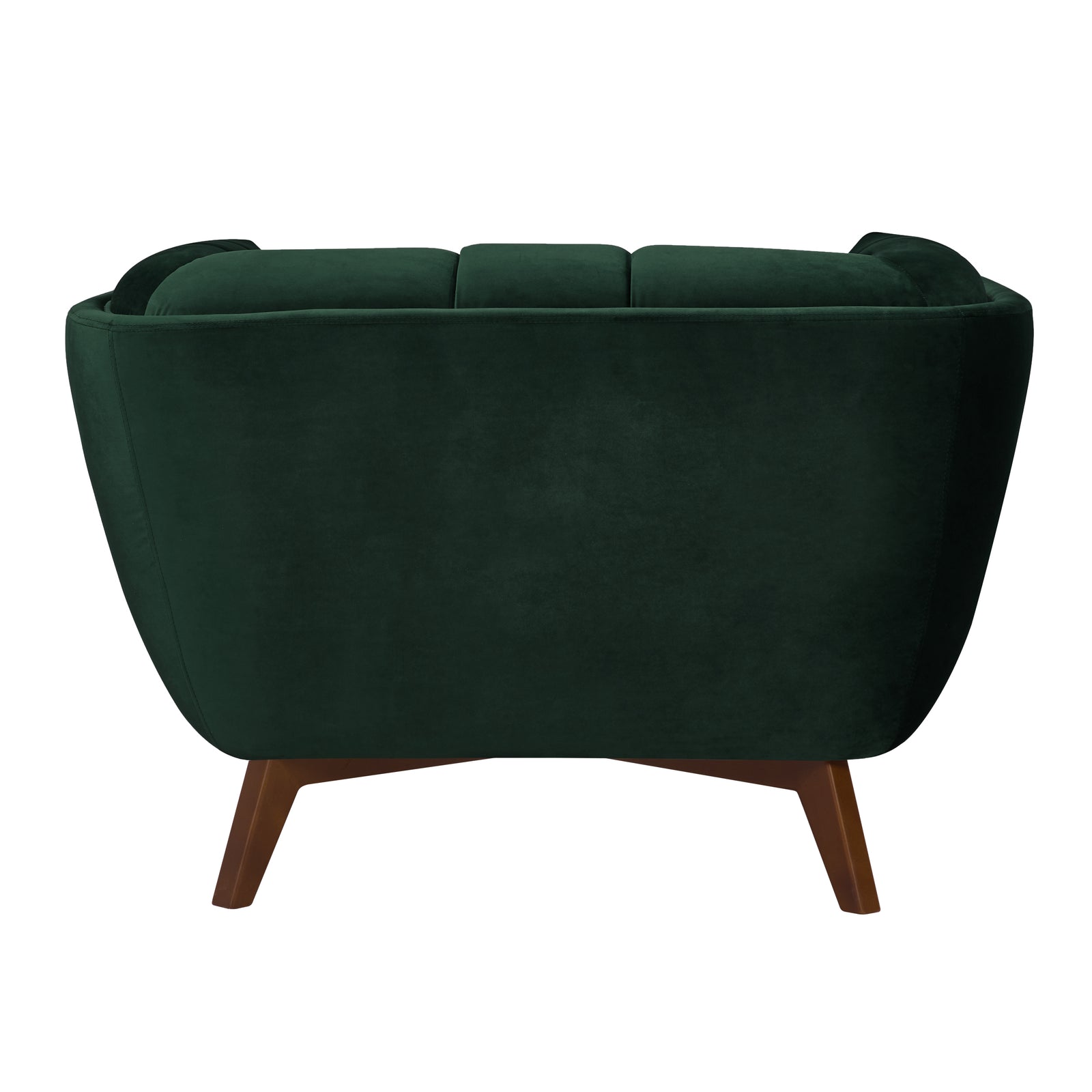 acheter fauteuil confortable vert et bois fonce