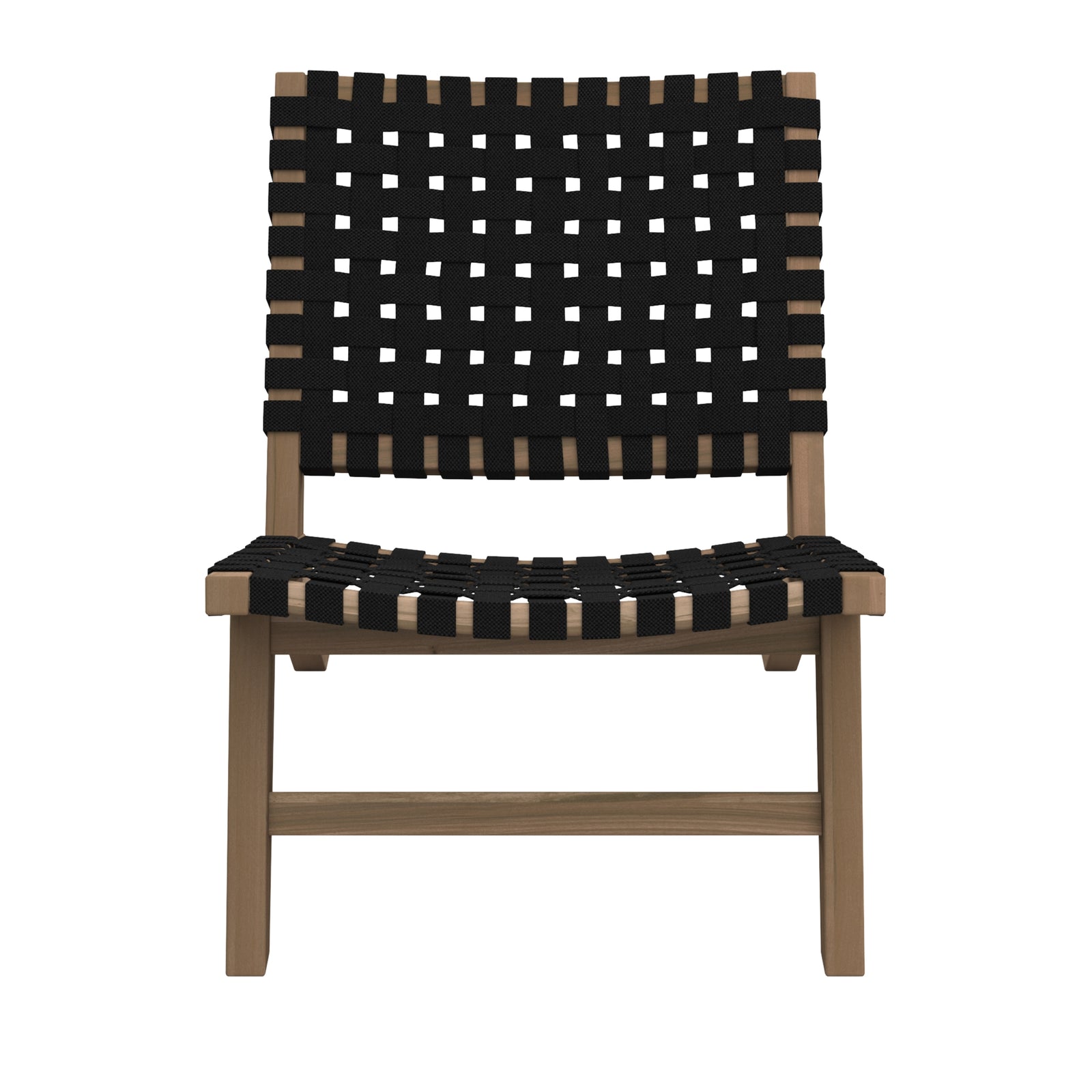 acheter fauteuil de jardin sangle tressees noires