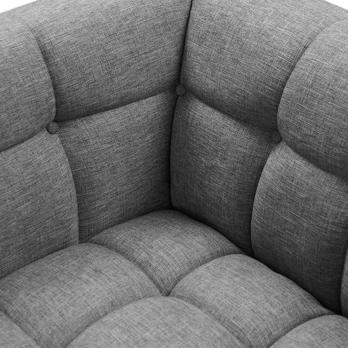 acheter fauteuil gris tissu