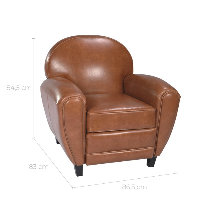 acheter fauteuil vintage camel