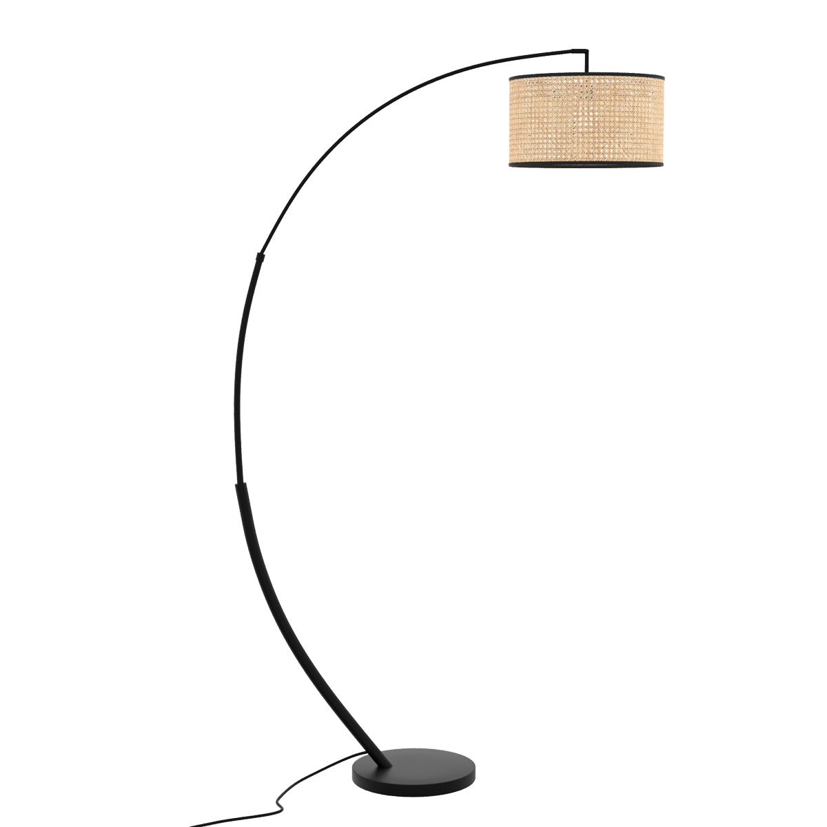 acheter lampadaire boheme chic rotin aime