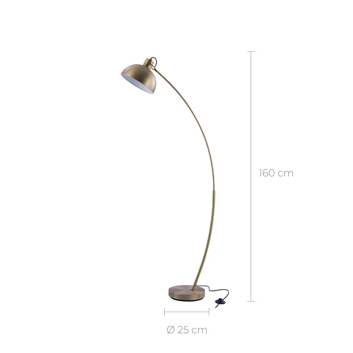 acheter lampadaire dore design