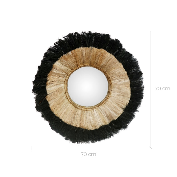 acheter miroir vah_ en matiere naturelle 70 cm