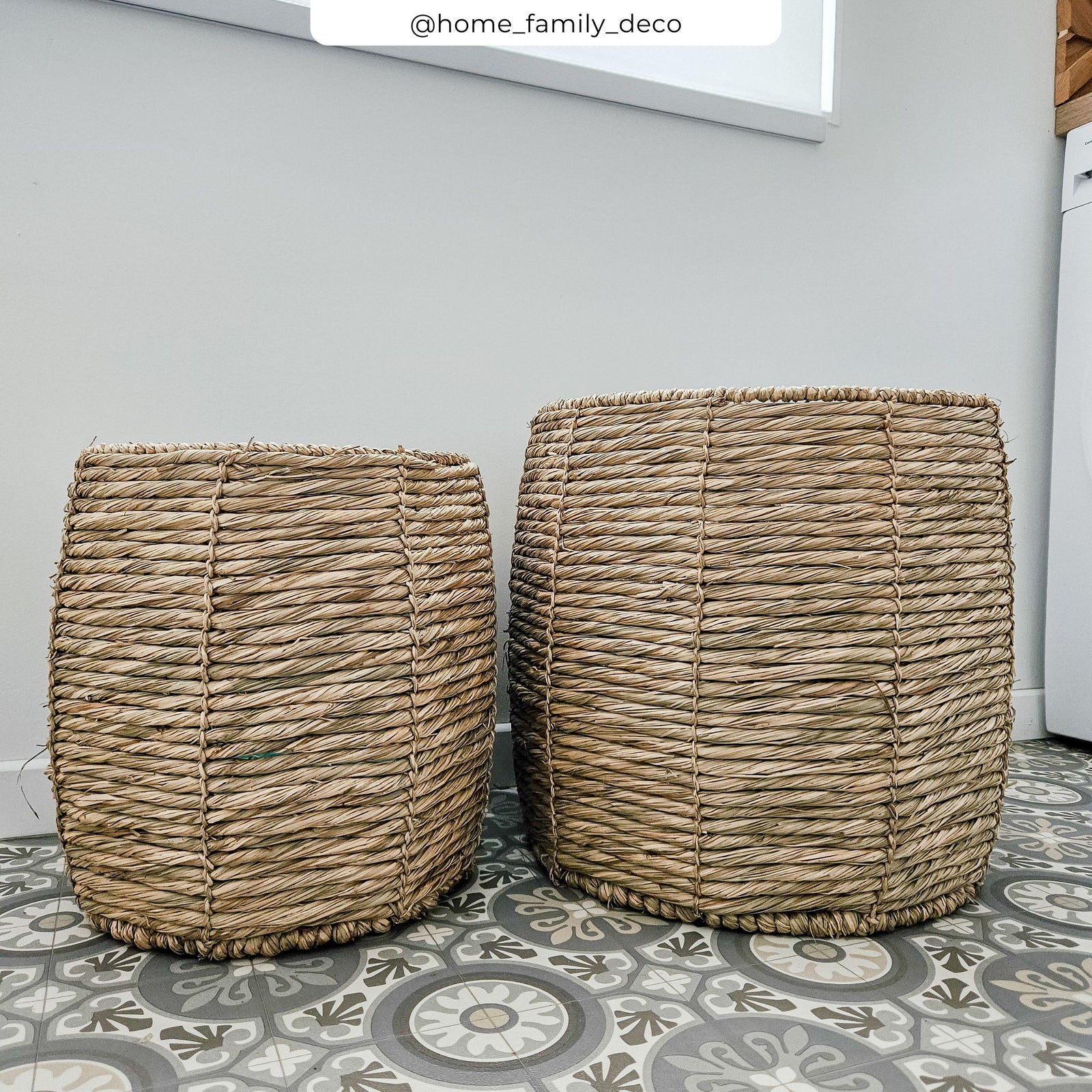 acheter panier lot de 2 en fibre naturelle ugc 2