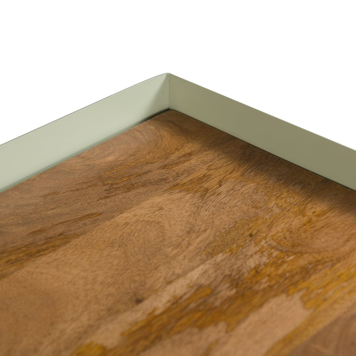 acheter petit buffet design vert amande en metal