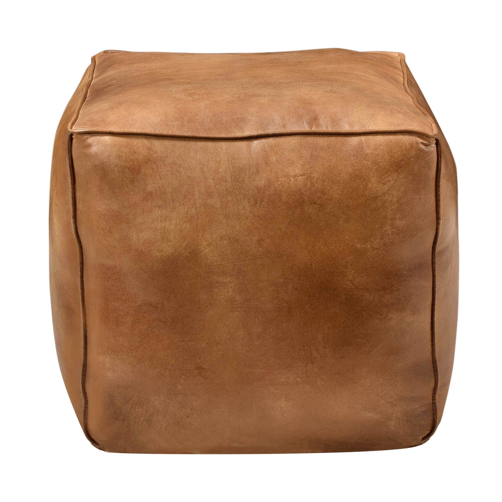 acheter pouf confortable cuir