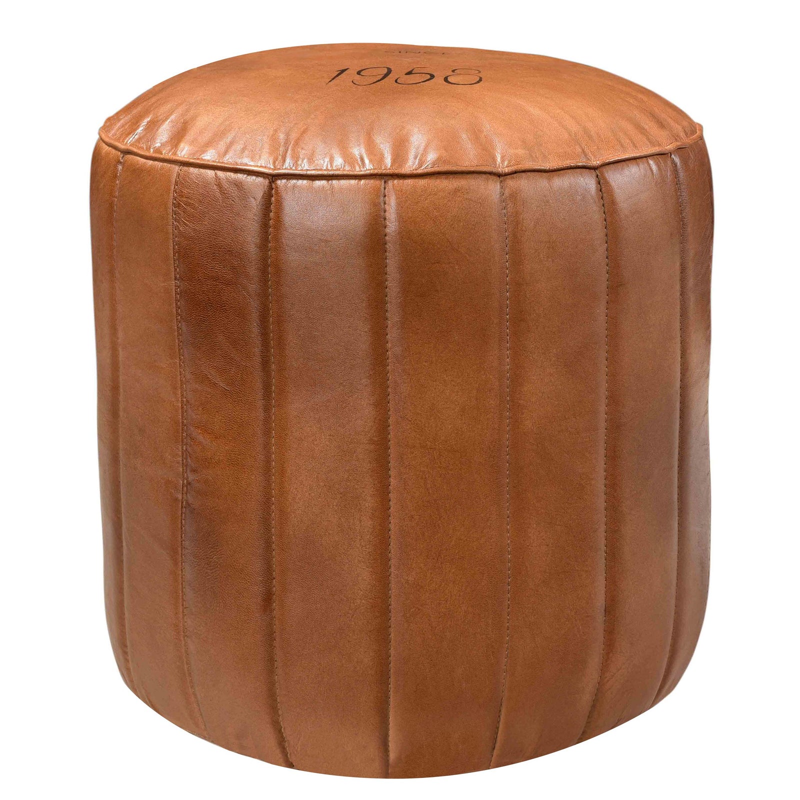 acheter pouf cuir rond confortable