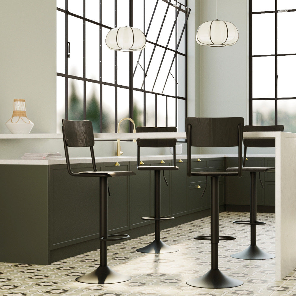 acheter suspension noir et blanc bambou