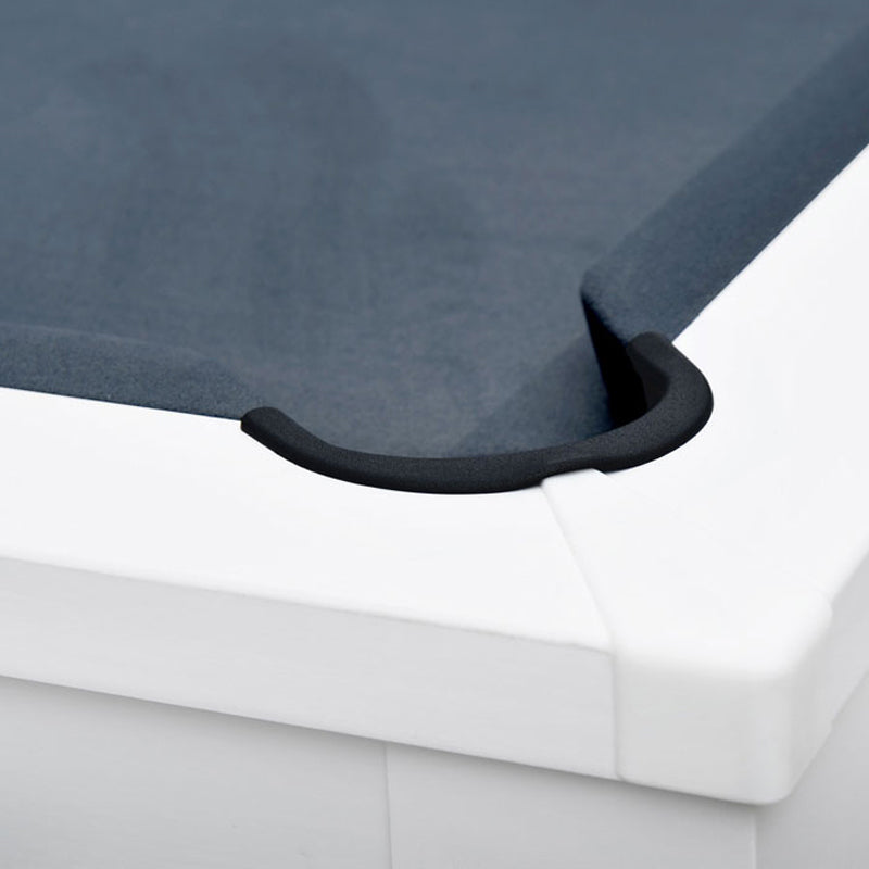 acheter table a manger billard gris blanc