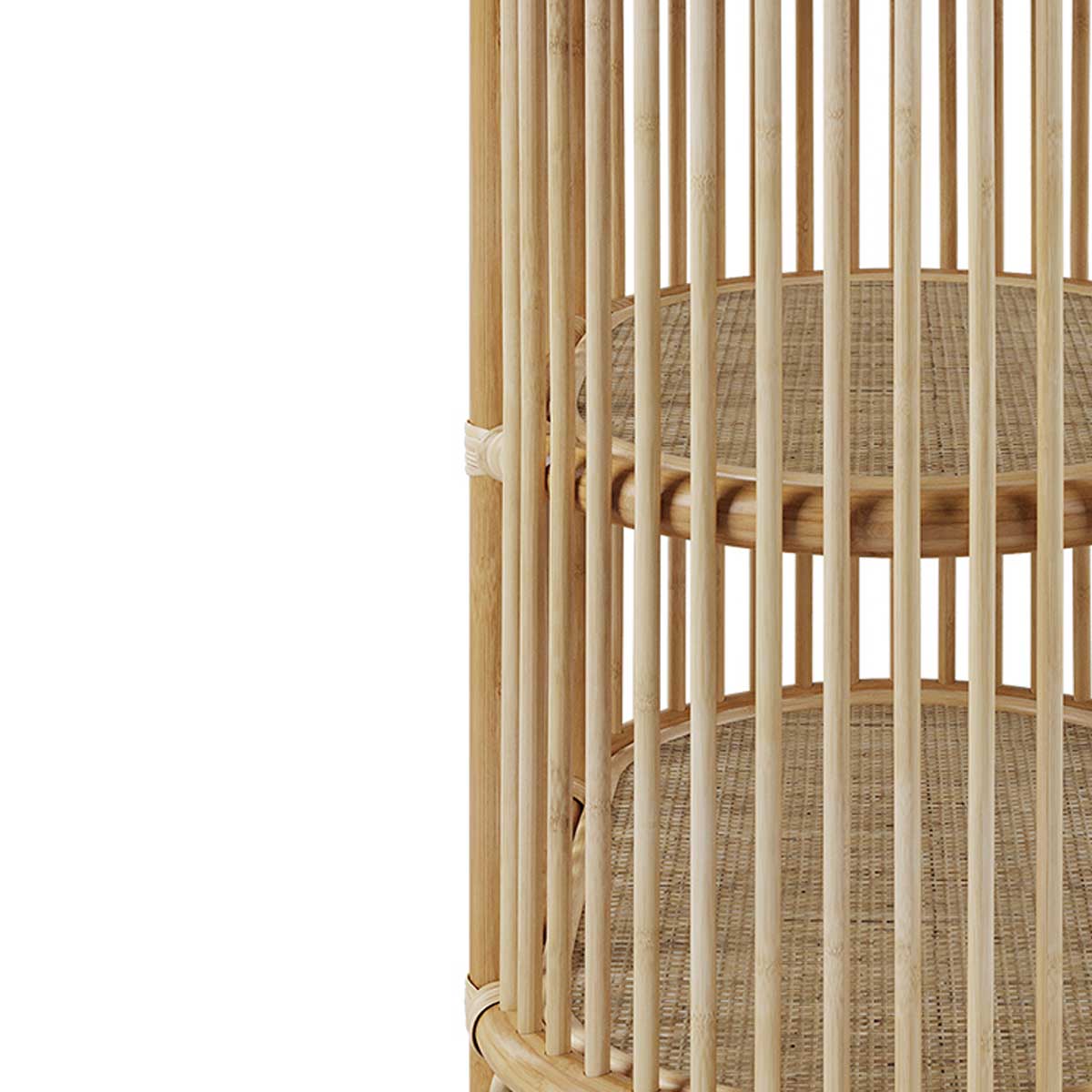 acheter table appoint en rotin naturel marthe