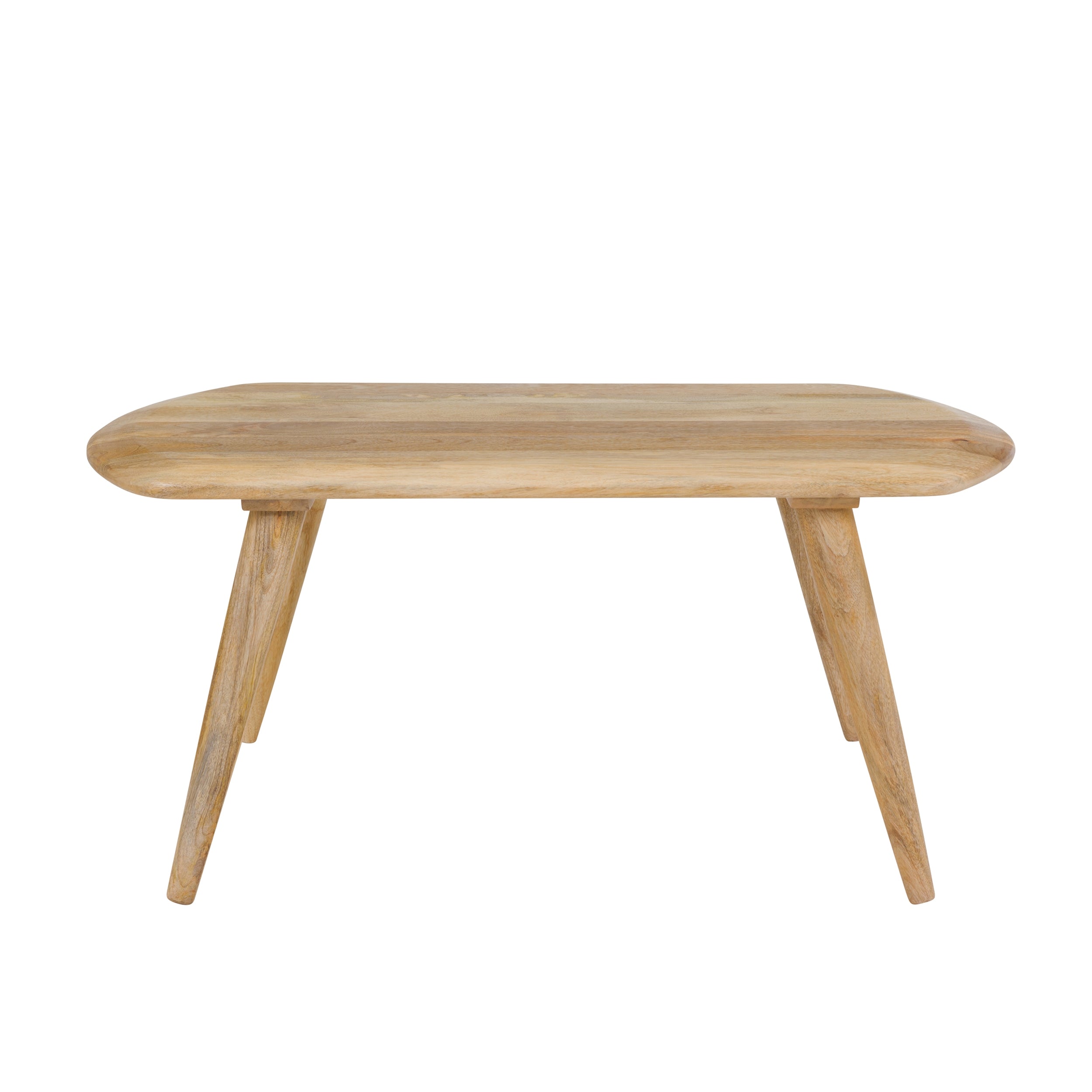 acheter table basse bois clair arrondie